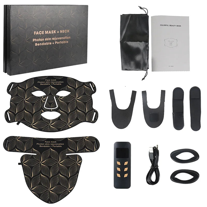 8-Colour LED Face and Neck Mask