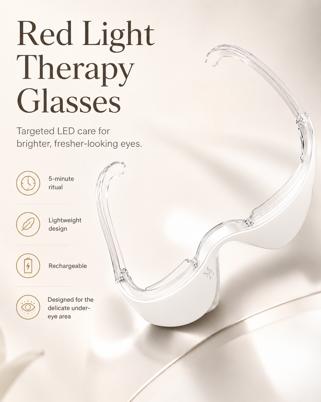Ledora Red Light Eye Therapy Glasses