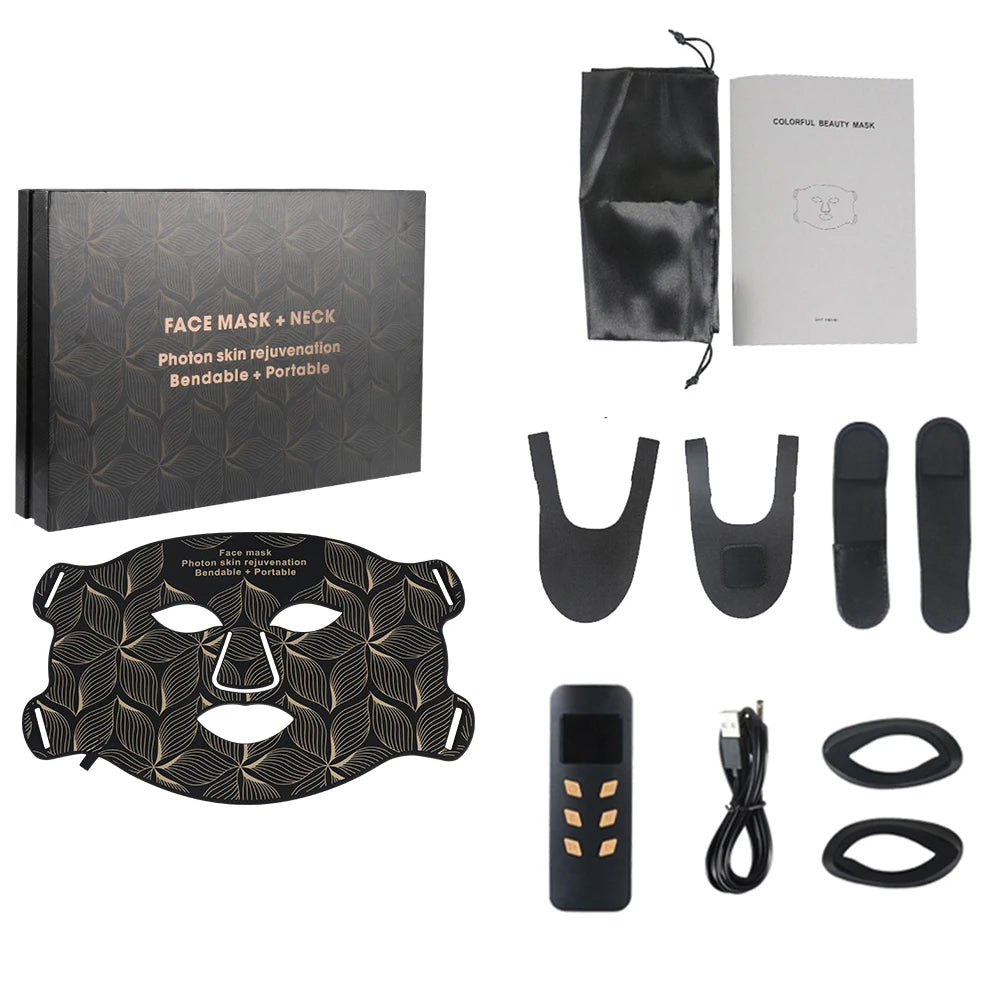8-Colour LED Face and Neck Mask