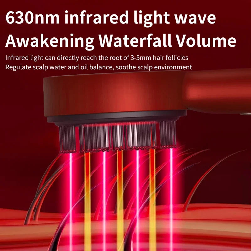Red Light Scalp Massage Comb