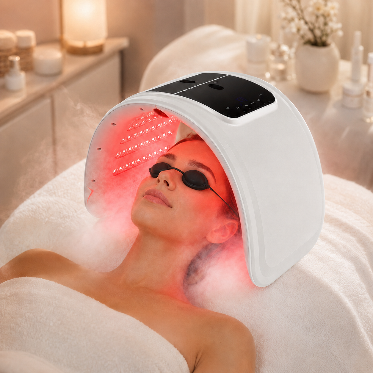 Ledora LED Photon Face & Body Device with Cooling Nano Mist